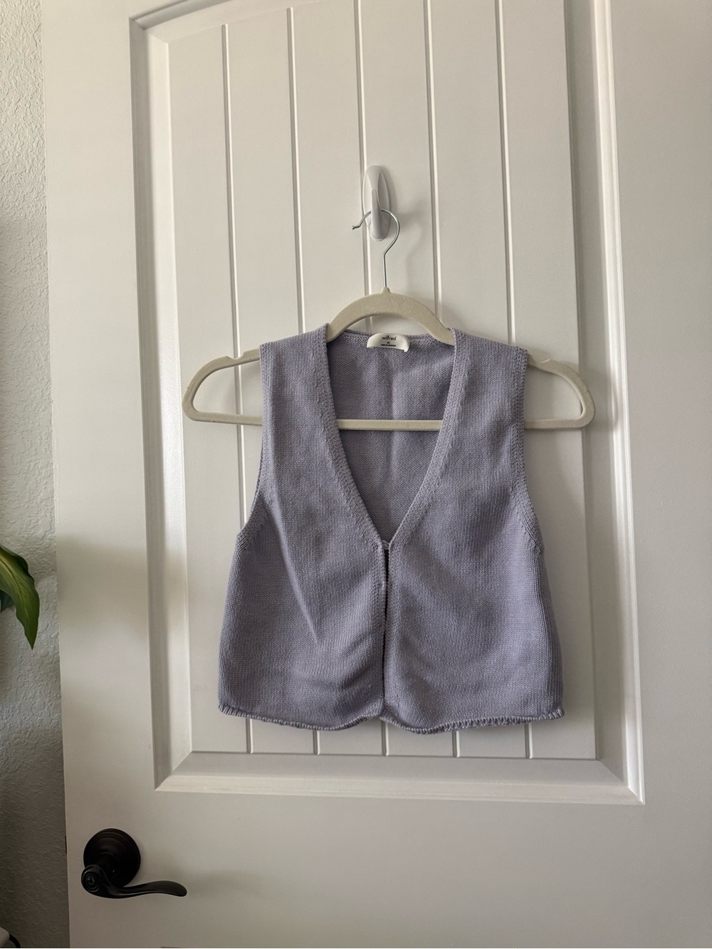 Aritzia Wilfred Cotton Charm Basque Sweater Vest